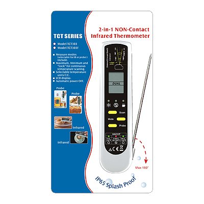 Infrared Probe Combination Thermometer 2.5:1 (IRT303) HACCP Safe